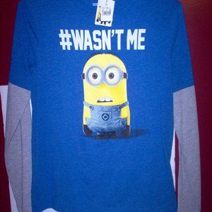 DESPICABLE ME BOYS LONG SLEEVE TEE, XL